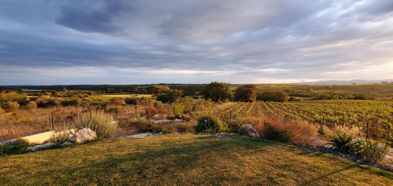 'Au Coeur Des Vignes' - Private Apartment & Garden Magalas ภายนอก รูปภาพ
